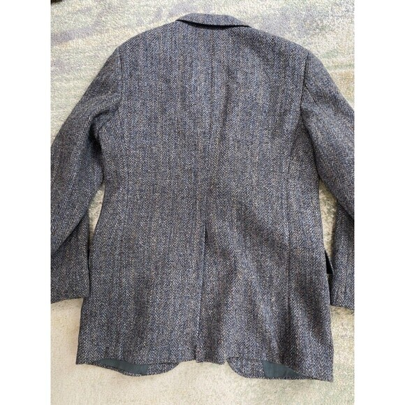HARRIS TWEED x KUPPENHEIMER Size 43L Mens Jacket Wool Herringbone Rainbow Yarns - Picture 2 of 10